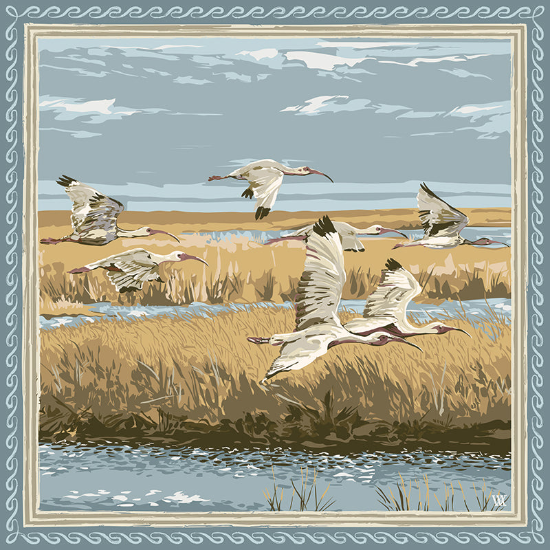 Buttercup Marsh Flyer Framed Scarf